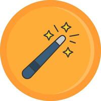 Magic wand Line Filled Icon vector