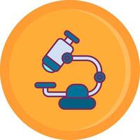 Microscope Line Filled Icon vector