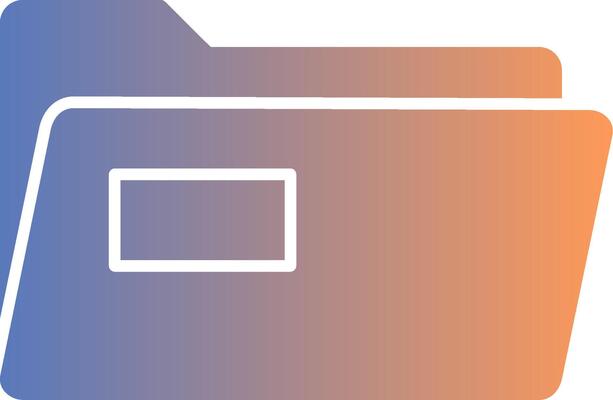 Folders Gradient Icon