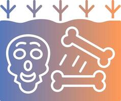 Extinction Gradient Icon vector