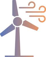 Windmills Gradient Icon vector