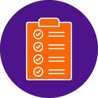 Form Line Filled Circle Icon vector