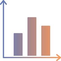 Prediction Gradient Icon vector