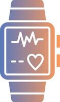 Smart Watch Gradient Icon vector
