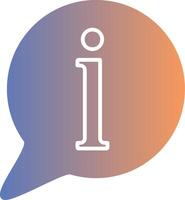 Information Gradient Icon vector