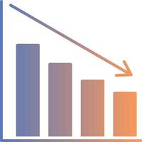 Loss Gradient Icon vector