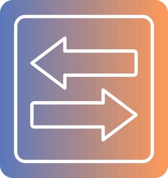Transfer Gradient Icon vector