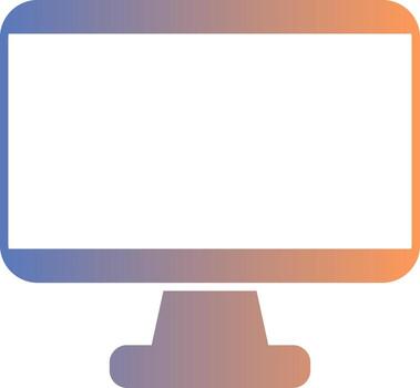 Monitor Gradient Icon vector