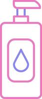 Shampoo Linear Two Colour Icon vector