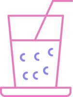Drinks Linear Two Colour Icon vector
