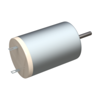 realistisch dc motor 3d renderen png