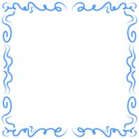 hand getekend floral frame png