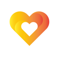 Heart icon, love, heart, love icon isolated on transparent background png