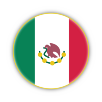 Mexiko Flagge mit Gelb Rahmen kostenlos png Flagge Bild mit transparent Hintergrund - - National Flagge