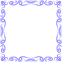 hand drawn floral frame png