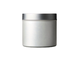 AI generated a white container with a lid on a transparent background png