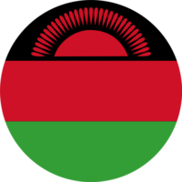 malawi flagga knapp png