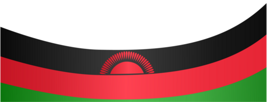 Malawi flag wave png