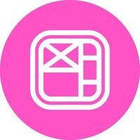 Layout Line color circle Icon vector