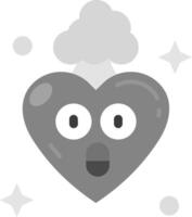 Exploding Grey scale Icon vector