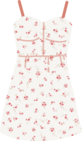 Cute dress for spring season png