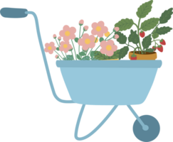 Spring gardening Illustration png