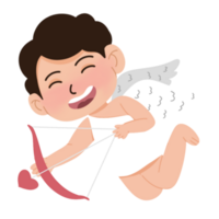 Cute cupid with arrow png