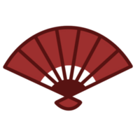 Chinese new year fan element png