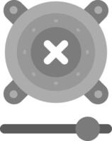 Speaker Grey scale Icon vector