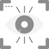 Eye Grey scale Icon vector