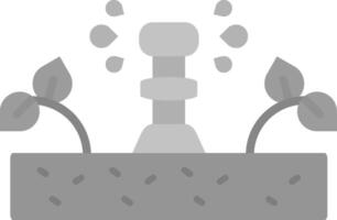 Irrigation Grey scale Icon vector