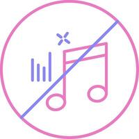 linear two color icon vector