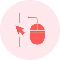 Mouse Solid duo tune Icon vector