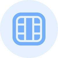 Layout Solid duo tune Icon vector