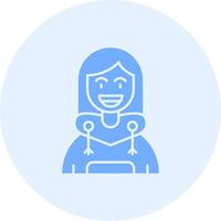 Smile Solid duo tune Icon vector