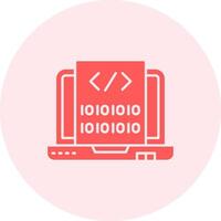 Code Solid duo tune Icon vector