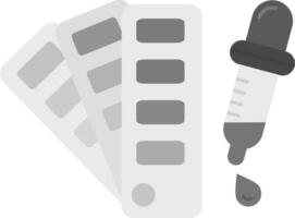 paleta gris escala icono vector