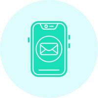 Email Solid duo tune Icon vector