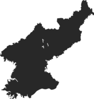 nazione carta geografica nord Corea png