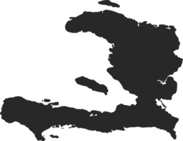 land kaart Haïti png