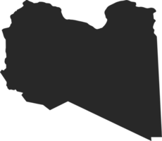 país mapa Libia png