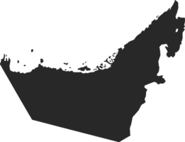país mapa unido árabe emiratos png