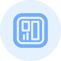 Layout Solid duo tune Icon vector