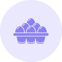 Eggs Solid duo tune Icon vector