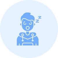 dormir sólido dúo melodía icono vector