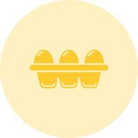 Egg Solid duo tune Icon vector