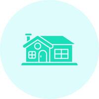 House Solid duo tune Icon vector