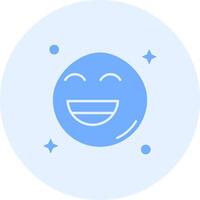 Smile Solid duo tune Icon vector