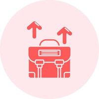 Career path Solid duo tune Icon vector