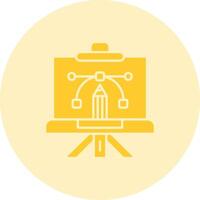 Canvas Solid duo tune Icon vector